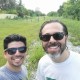 Tony Garcia and Eric Katz on the Ludlam Trail