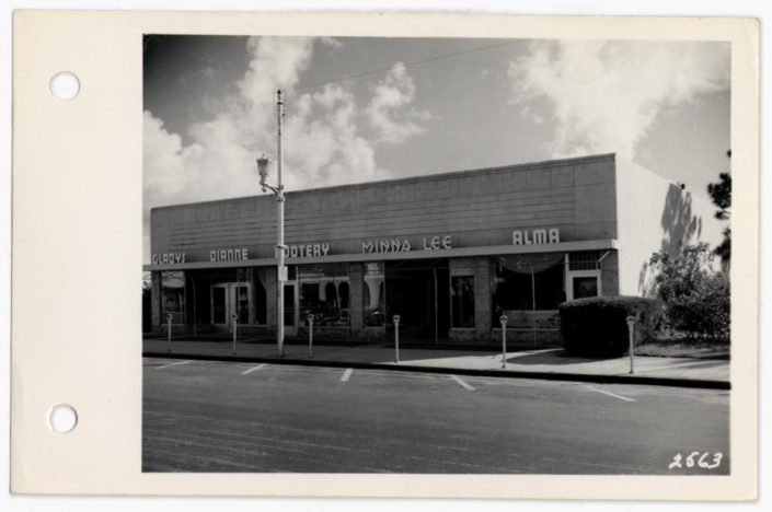 View of Miracle Mile, 1949. Image courtesy of Coral Gables Historical Resources
